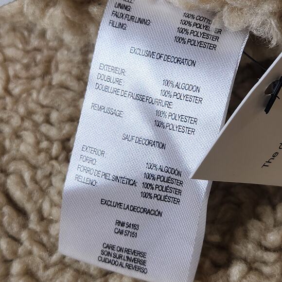 Calvin Klein Jacket Mens Medium Sherpa Coach Brown Cognac Western Yellowstone - Picture 7 of 9